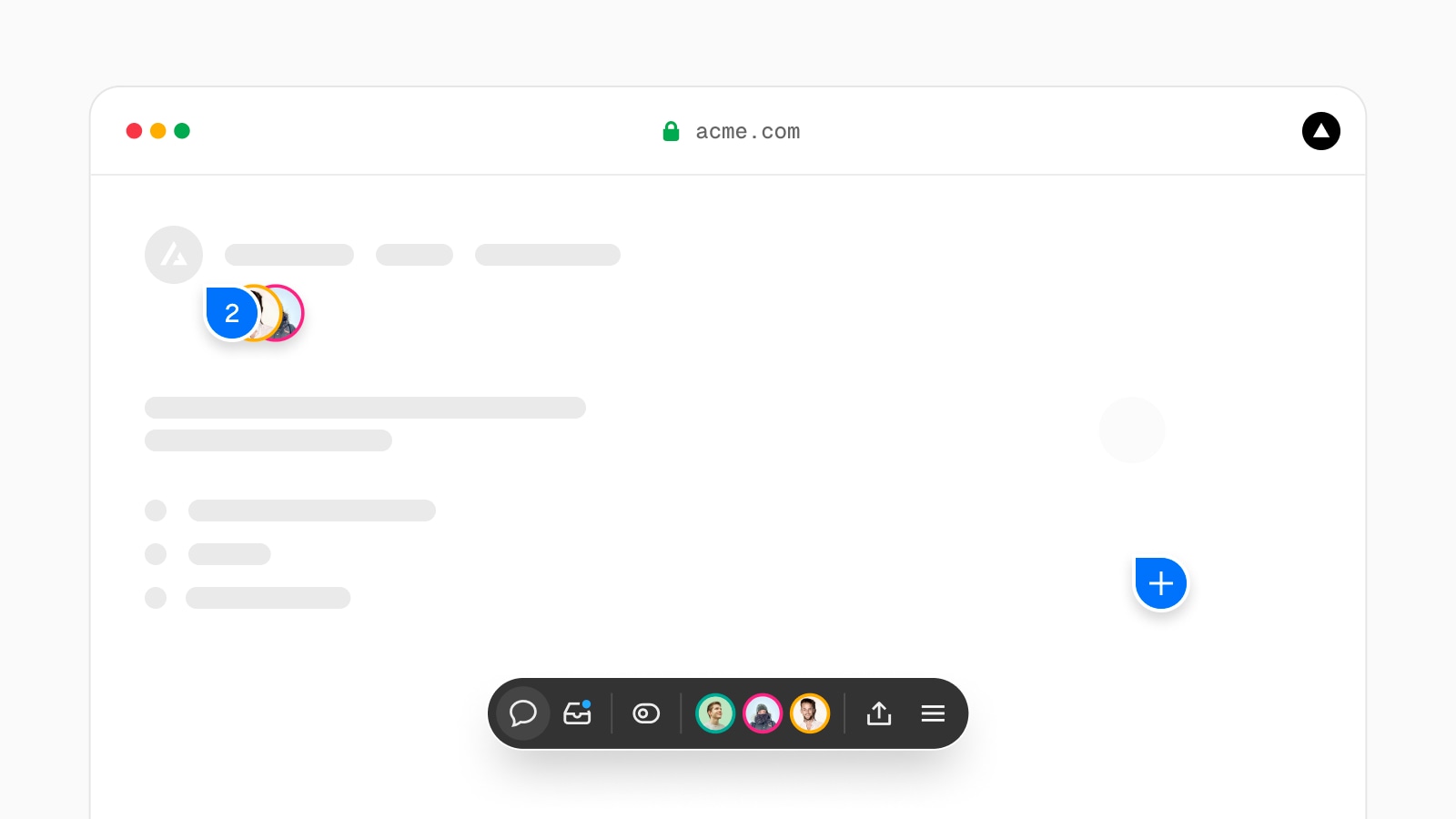 The Vercel Toolbar can be programmed to appear on any of your web pages in any environment.